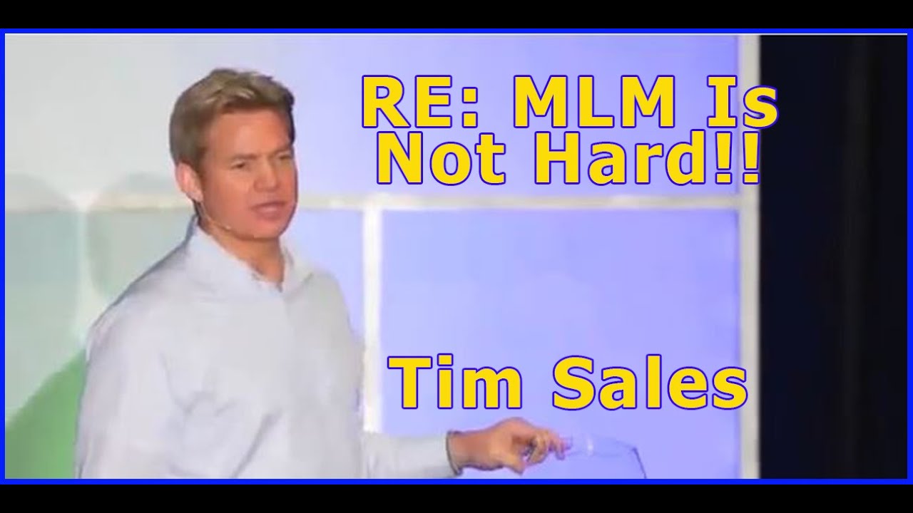 RE: MLM Is Not Hard, Tim Sales Day 2/62 post thumbnail image