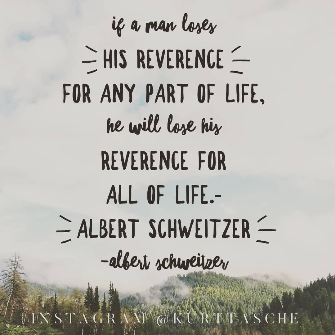 If a man loses his reverence for any part of life, he will lose his reverence fo… post thumbnail image