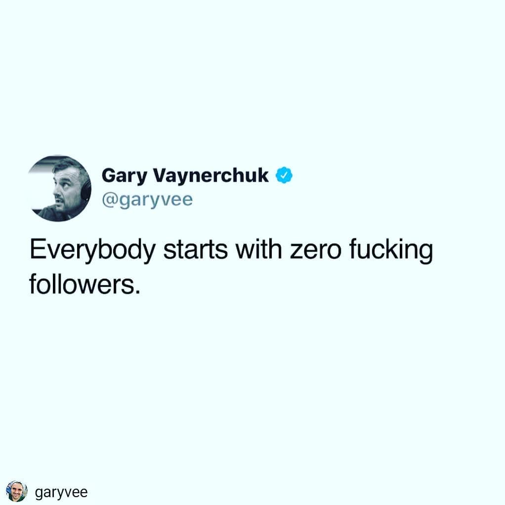#Repost @garyvee
• • • • •
Enough! Stop starting sentences with how many followe… post thumbnail image