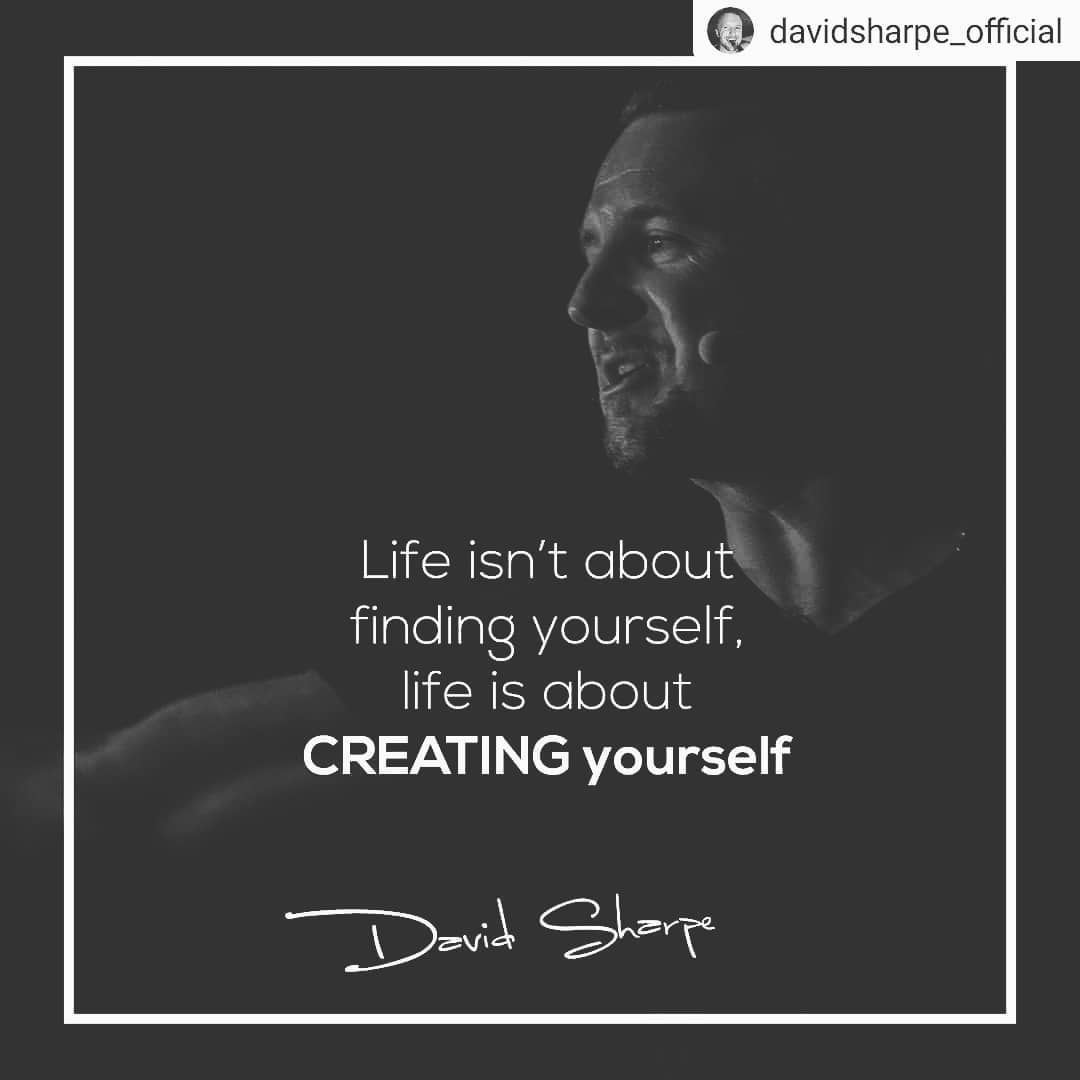 #Repost @davidsharpe_official
• • • • •
You create your life by the choices you … post thumbnail image
