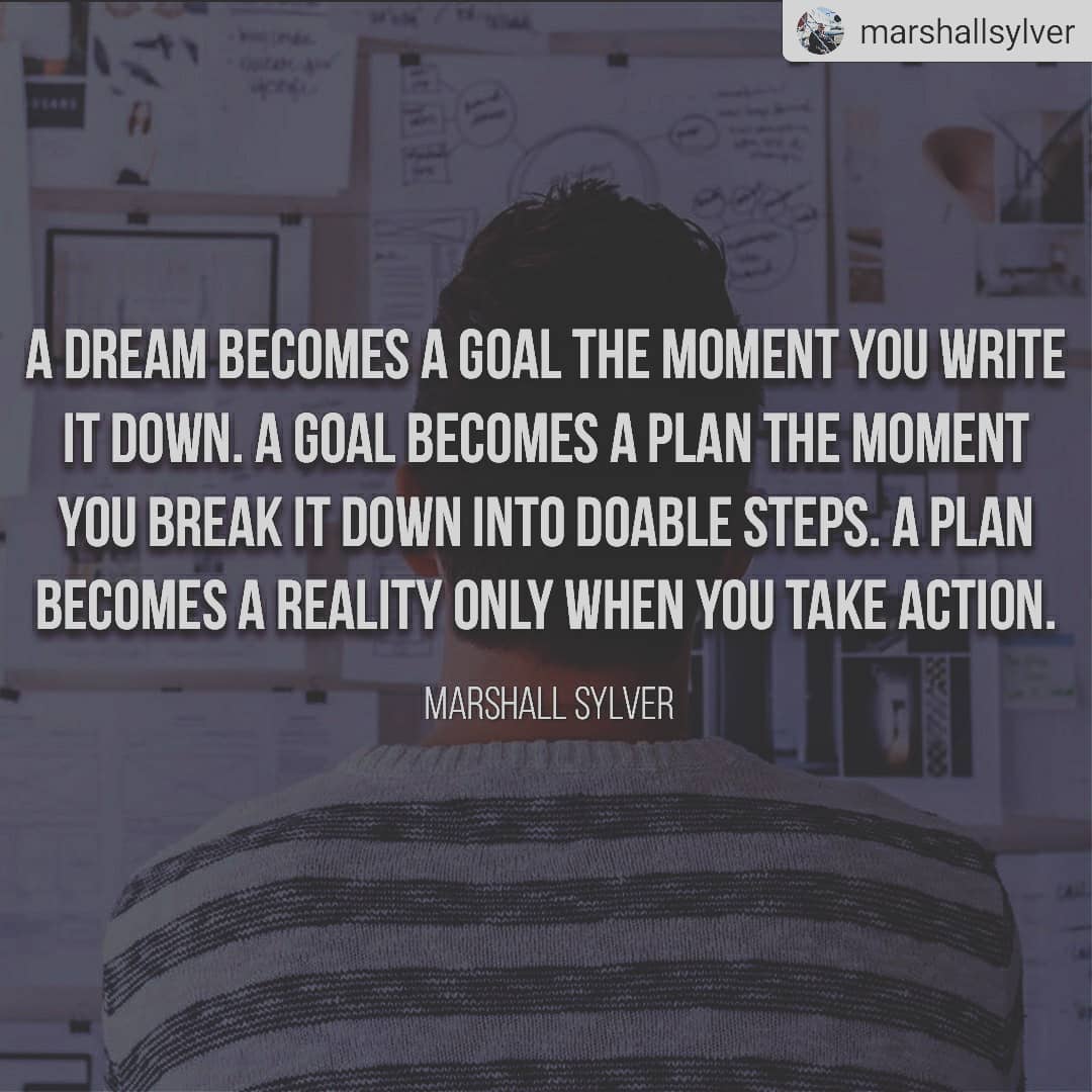 #Repost @marshallsylver
• • • • •
A dream will become reality when you set a goa… post thumbnail image