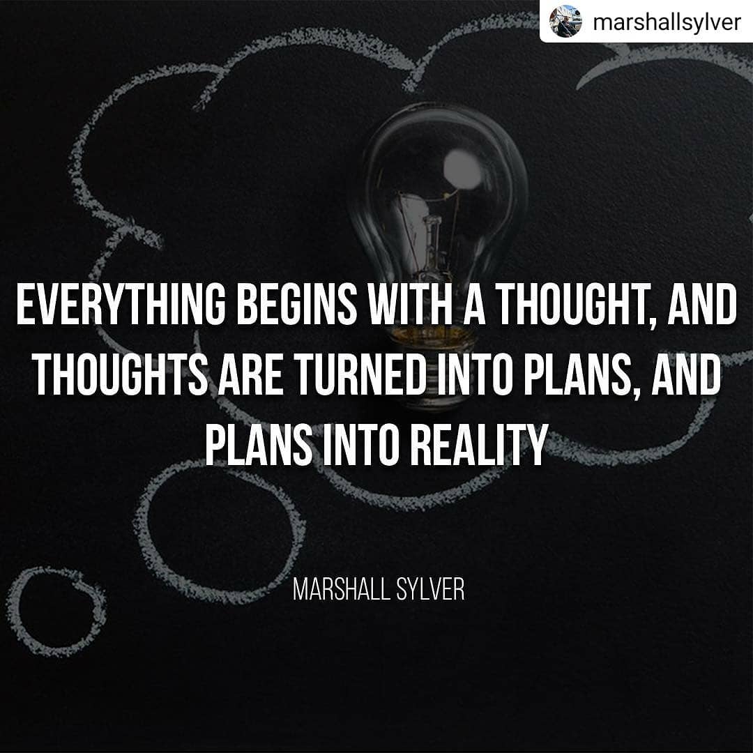 #Repost @marshallsylver
• • • • •
What do you need to do to turn your thoughts i… post thumbnail image