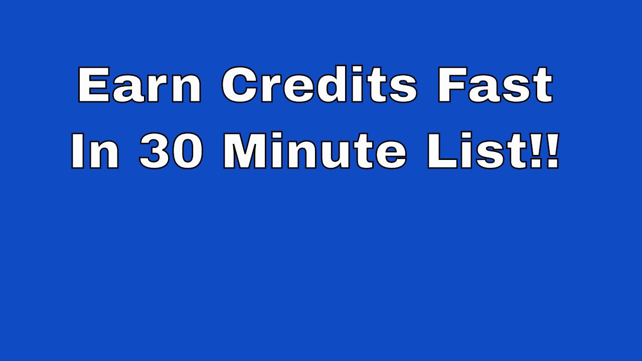 30 Minute List Ad Exchange – How To Earn Credits Easily In 30 Minute List post thumbnail image