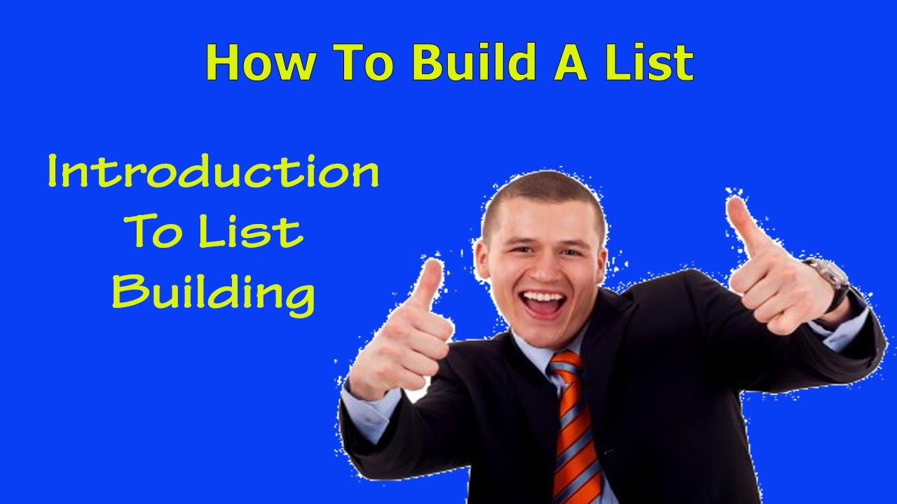 How To Build A List – Introduction To List Building post thumbnail image