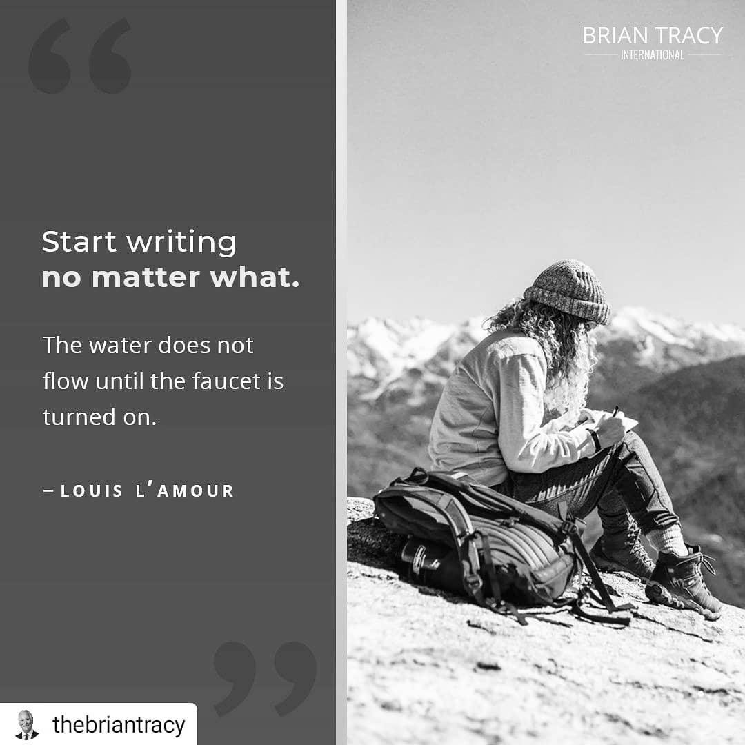 #Repost @thebriantracy
• • • • •
If you want to become a writer, you must begin … post thumbnail image