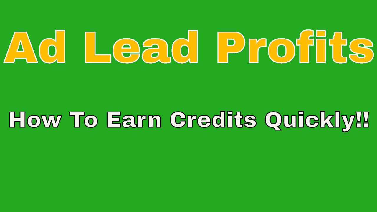 Ad Lead Profits Ad Exchange – How To Earn Credits Quickly and Efficiently in Ad Lead Profits post thumbnail image