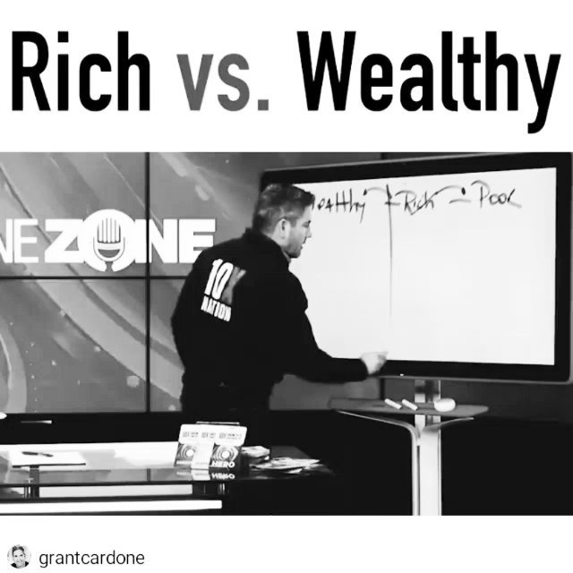 #Repost @grantcardone
• • • • •
“Rich is waiting to be poor, or it’s waiting to … post thumbnail image