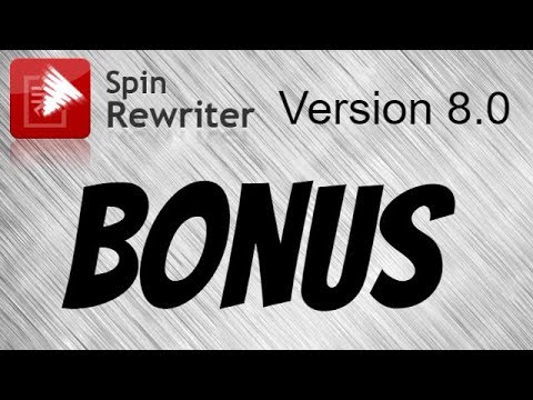 Spin Rewriter [Bonus] – Get Version 9.0 Now! post thumbnail image