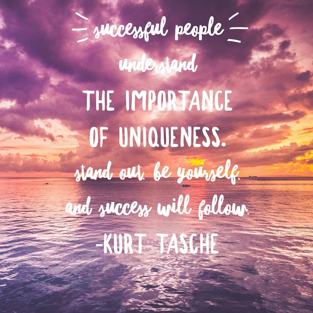 Successful people understand the importance of uniqueness.  Stand out, be yourse… post thumbnail image