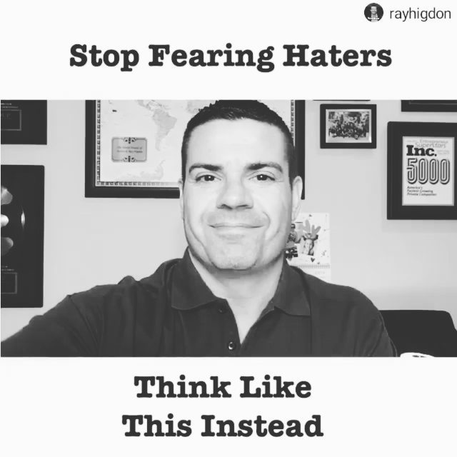 #Repost @rayhigdon
• • • • •
Scared of haters, don’t be, here’s why (Watch video… post thumbnail image